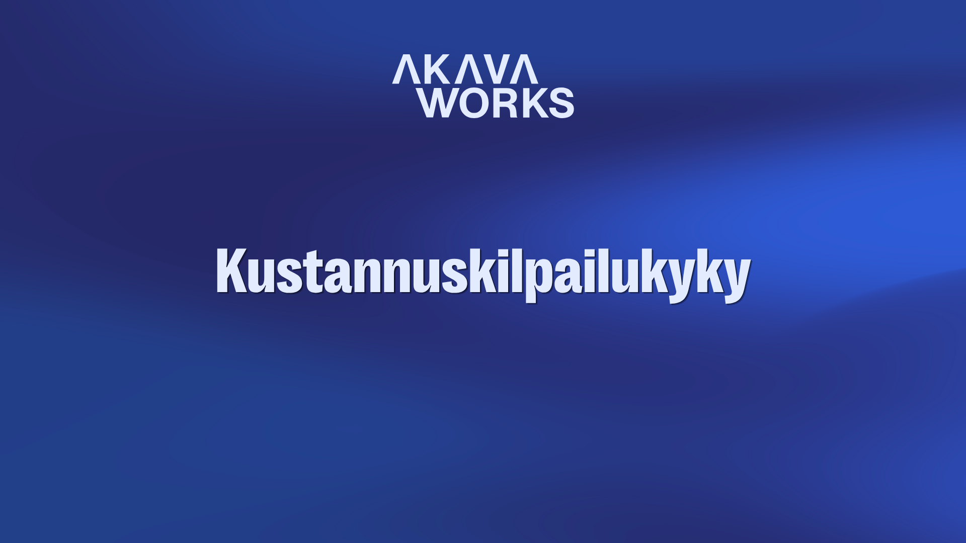Kustannuskilpailukyky 6/2026